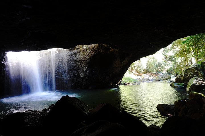 Natural Arch Rainforest  Volcano Canyon - Private Half Day Tour - Accommodation Cairns