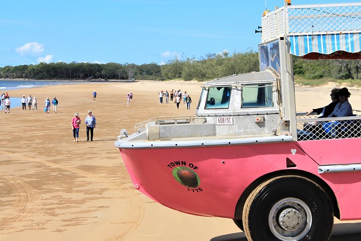 1770 Coastline Tour by LARC Amphibious Vehicle Including Picnic Lunch - Brisbane Tourism