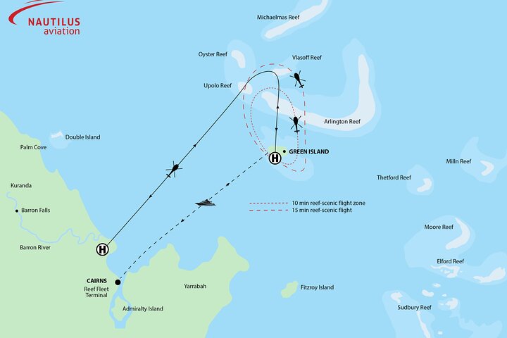Fly to Green Island - Cruise Return - Phillip Island Accommodation