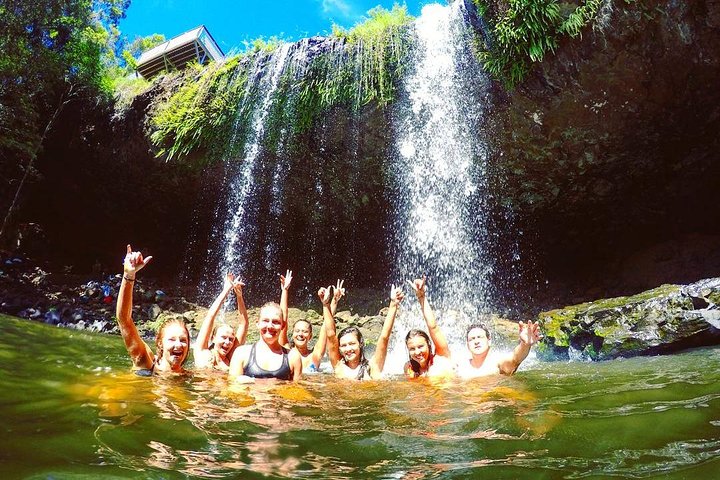 Byron Surrounds Nimbin Waterfall Adventure - Swimming Tour - Accommodation Brunswick Heads