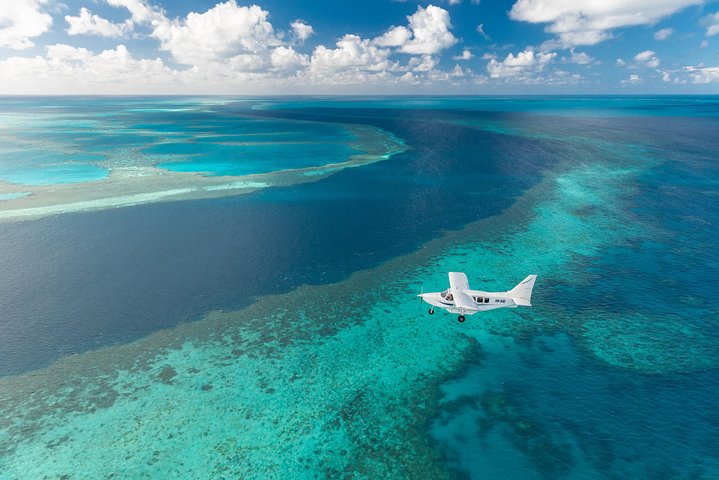 Great Barrier Reef Scenic Flight And Ocean Rafting Whitehaven Beach Day Trip - Accommodation Mount Tamborine 3