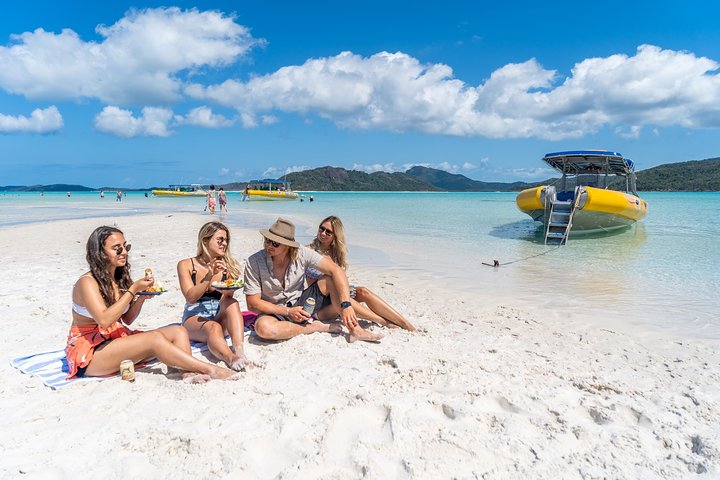 Ocean Rafting Tour to Whitehaven Beach Hill Inlet Lookout  Top Snorkel Spots - SA Accommodation