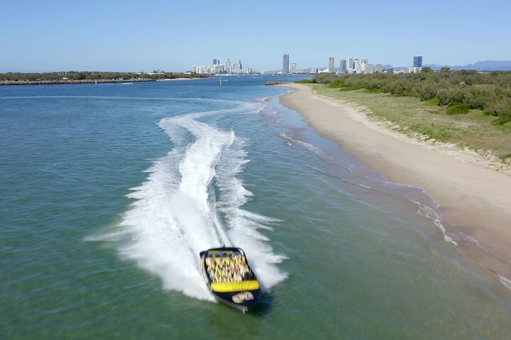 Express Jet Boat  Beers on the deck - Tourism Caloundra