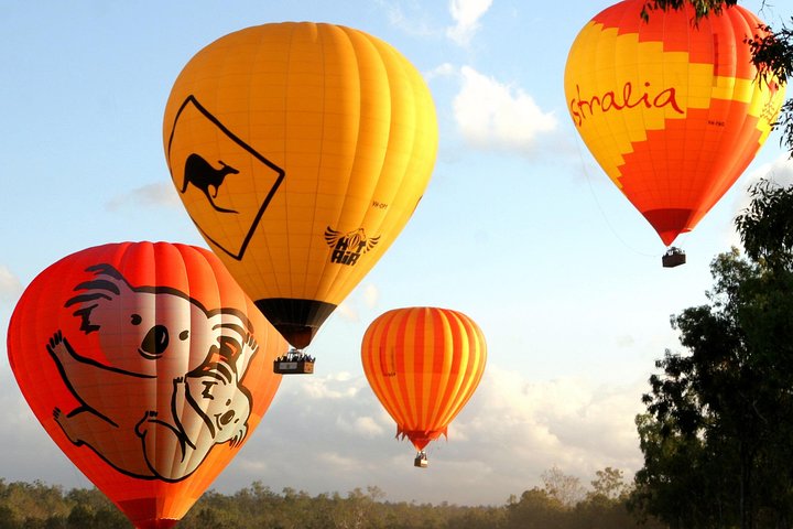 Natural Bridge  Springbrook Waterfalls Tour  Hot Air Balloon with Breakfast - Restaurant Gold Coast