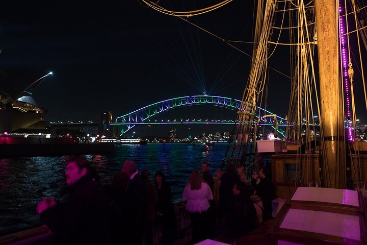 Vivid Tall Ships Dinner Cruise On Sydney Harbour - Lismore Accommodation 3